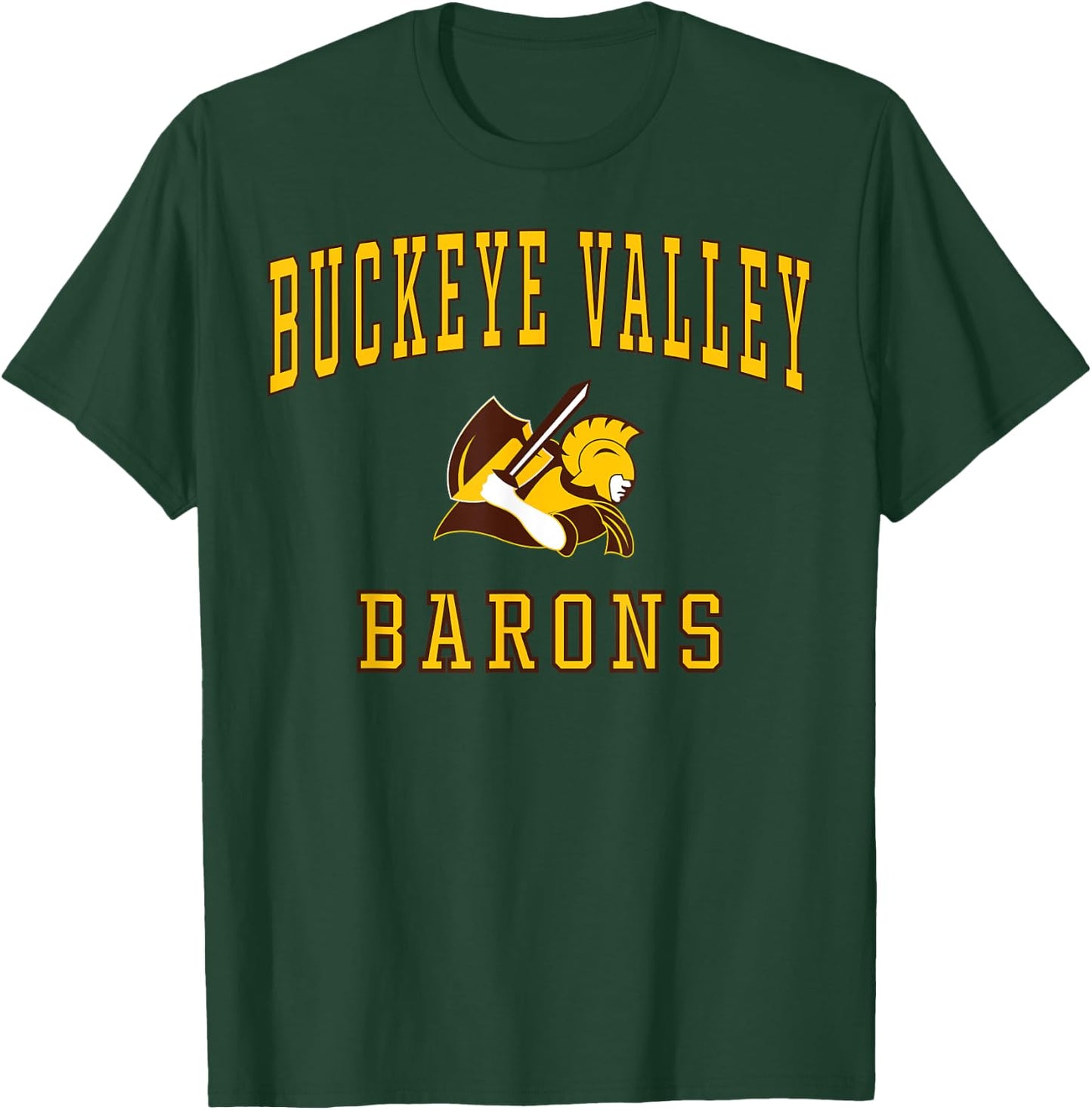 Buckeye Valley High School Barons C1 T-Shirt - T-Shirt | Forest