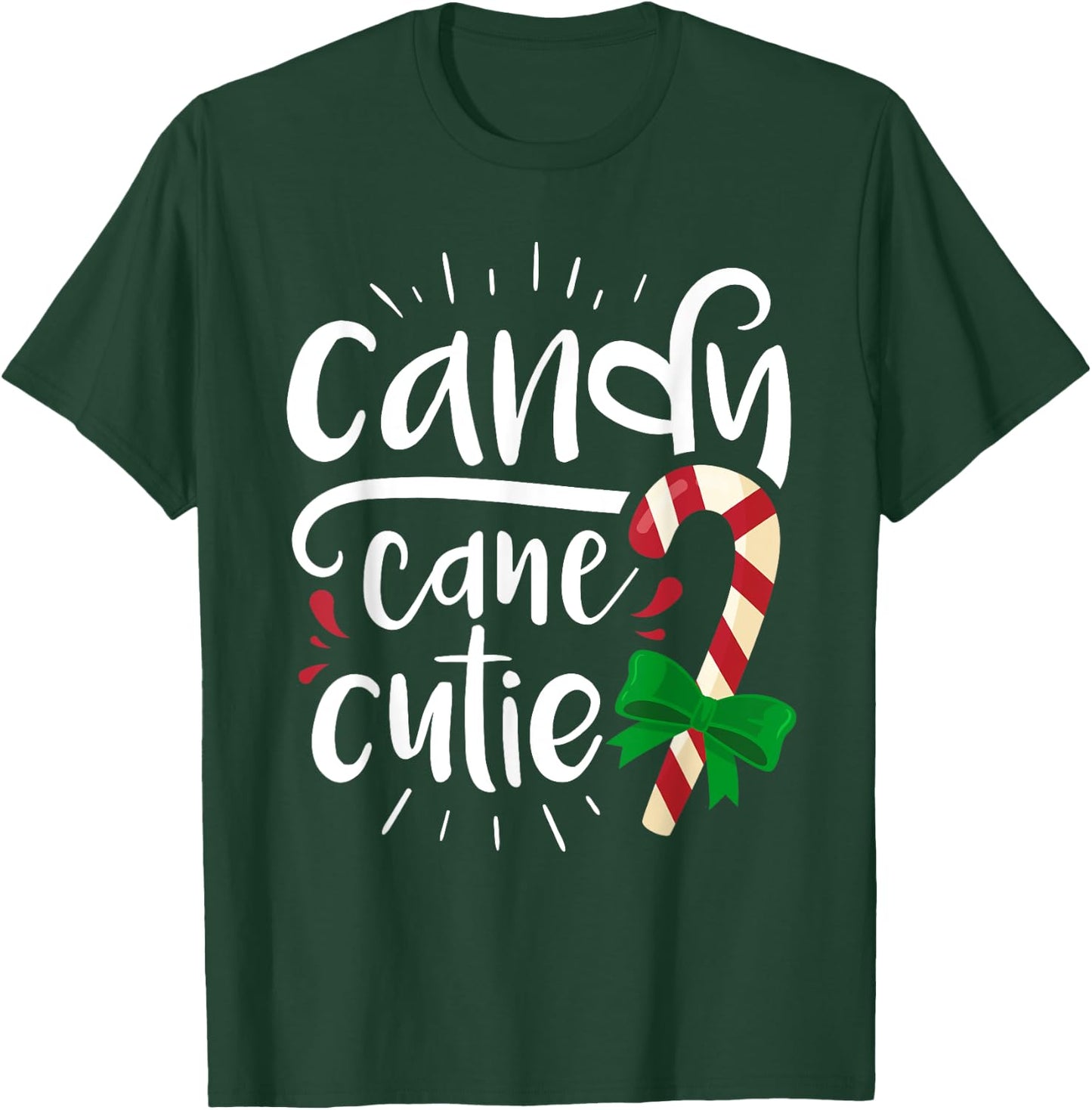 Candy Cane Cutie Christmas Stocking Stuffer Gift T-Shirt - T-Shirt | Forest
