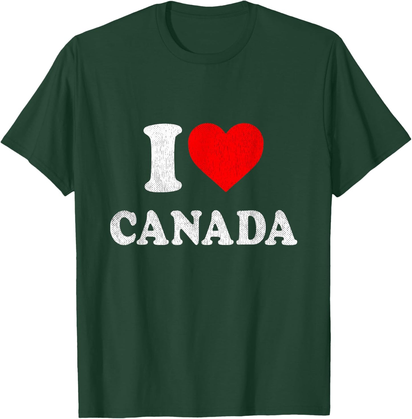 I Love Canada Souvenir I Heart Canada T-Shirt - T-Shirt | Forest