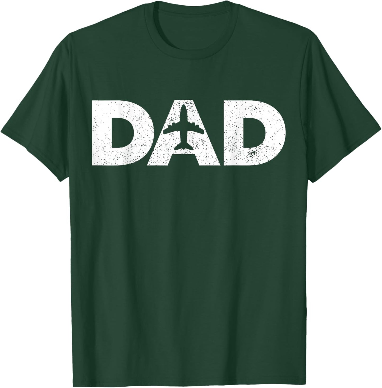 Pilot Dad Father's Day Gift Airplane and Aviation Lover T-Shirt - T-Shirt | Forest