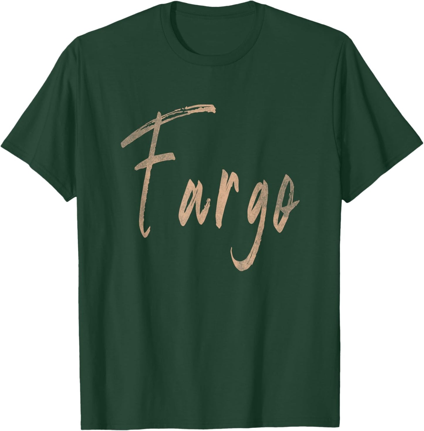 Fargo North Dakota Vintage Elegant Design T-Shirt - T-Shirt | Forest
