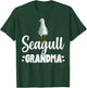 Seagull Grandma Beach Ocean gift Seagulls Men Women Kids T-Shirt - T-Shirt | Forest