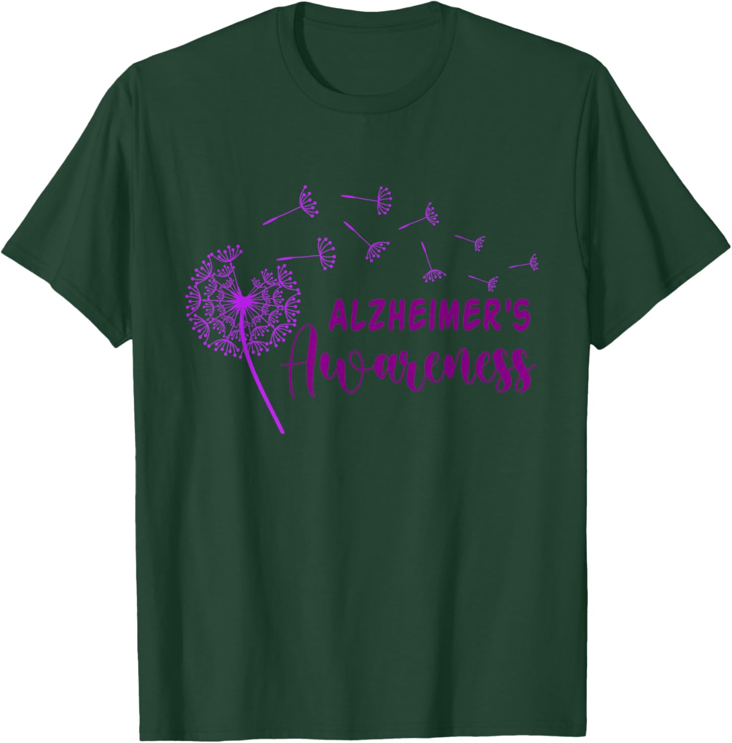 Wear Purple Alzheimer's Awareness Dementia T-Shirt - T-Shirt | Forest