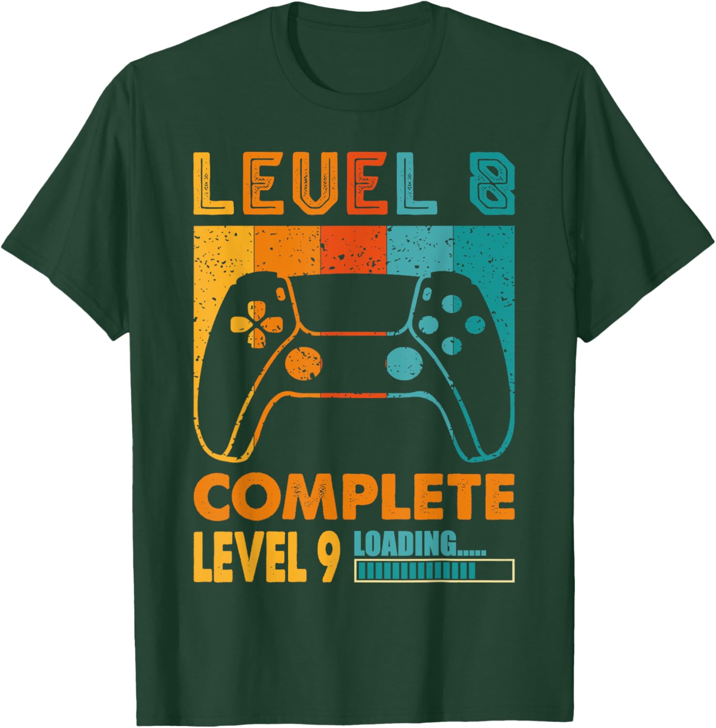 Level 8 Complete Level 9 Loading 8th Wedding Anniversary T-Shirt - T-Shirt | Forest