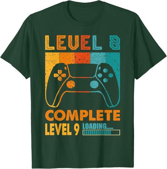 Level 8 Complete Level 9 Loading 8th Wedding Anniversary T-Shirt - T-Shirt | Forest
