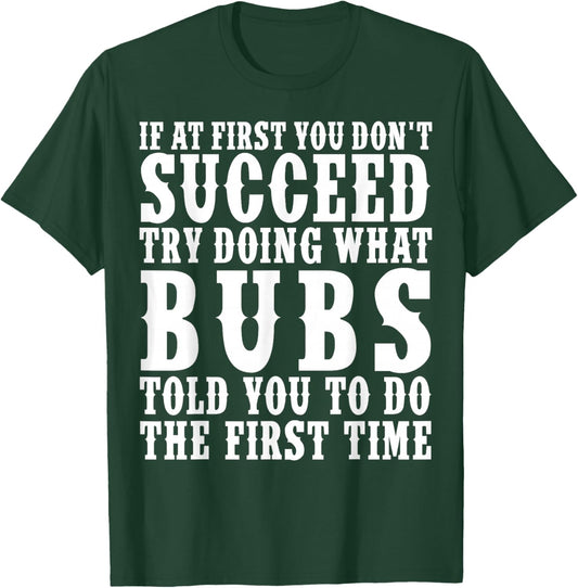 Funny Bubs Name Surname Funny Bubs Birthday Joke Gifts T-Shirt - T-Shirt | Forest