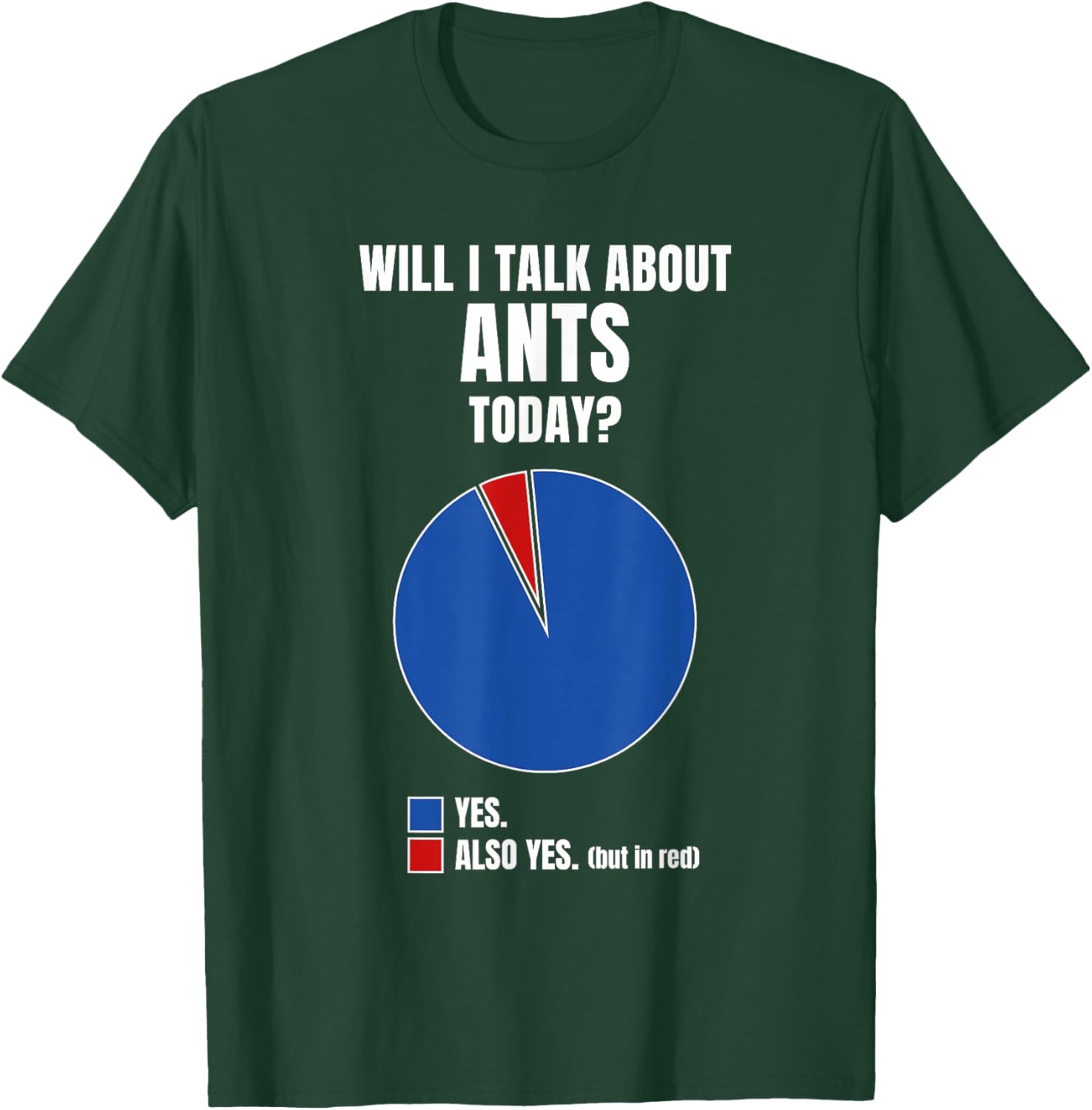 Funny ANT Clothes Diagram Quote Outfit Gift Ant T-Shirt - T-Shirt | Forest