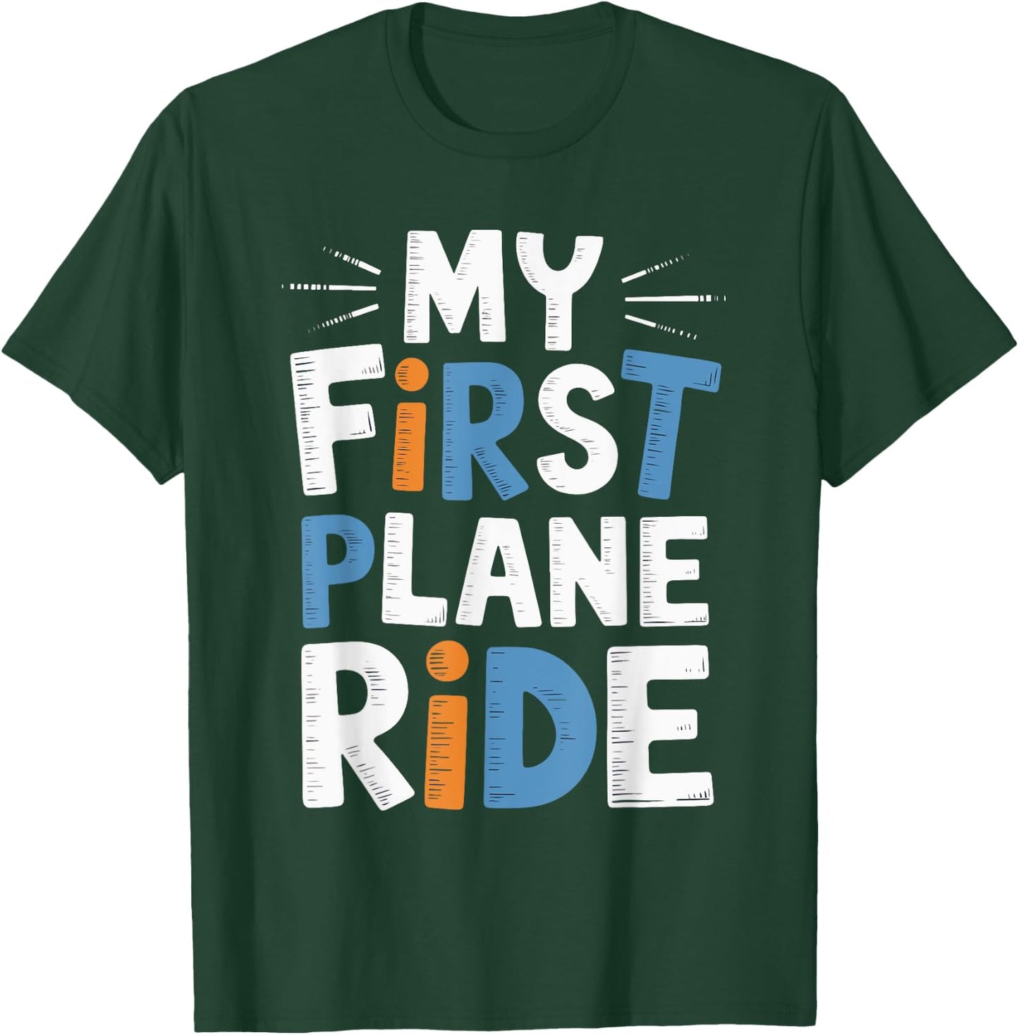 My First Plane Ride T-Shirt - T-Shirt | Forest