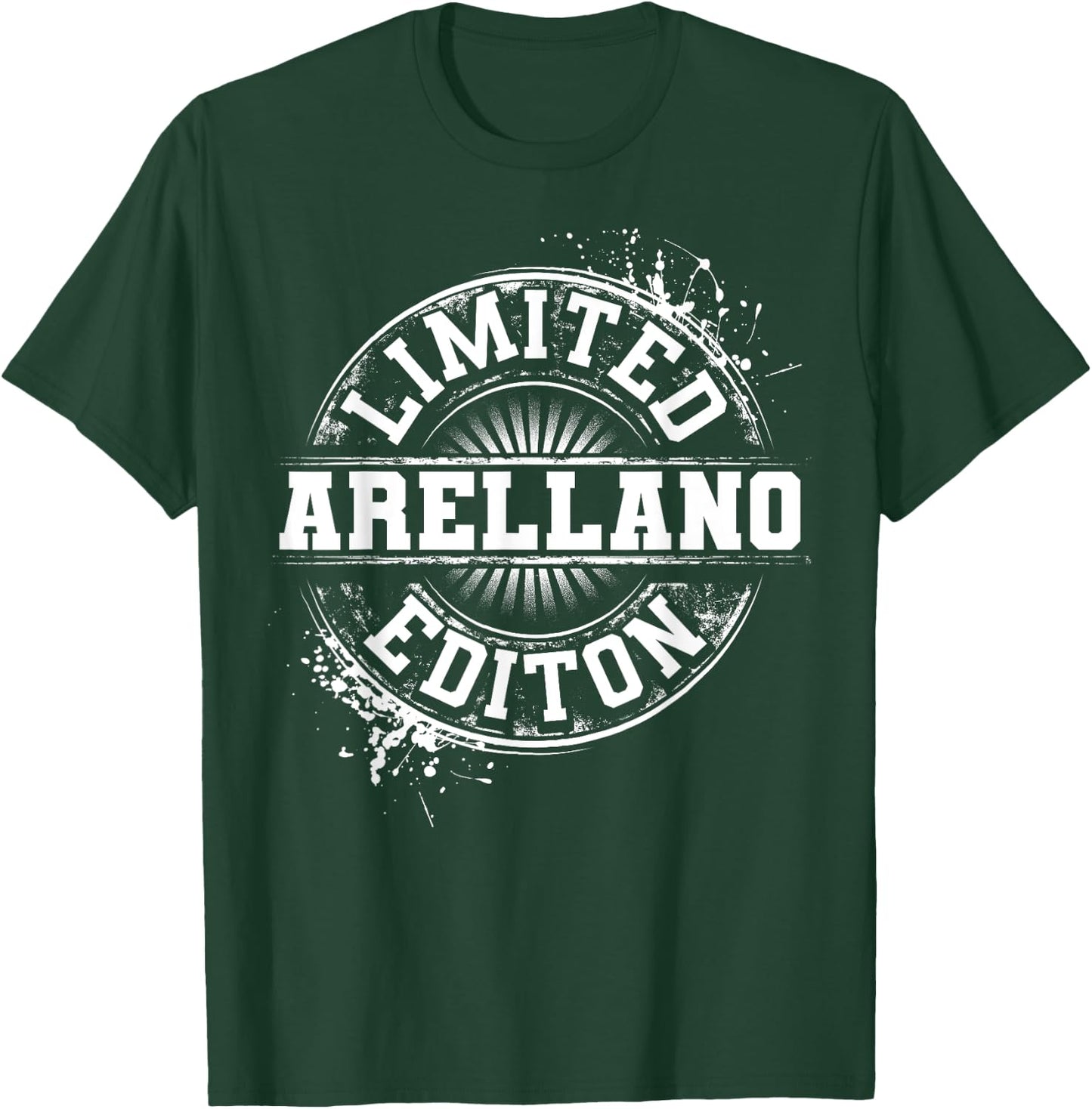 ARELLANO Funny Surname Family Tree Birthday Reunion Gift T-Shirt - T-Shirt | Forest