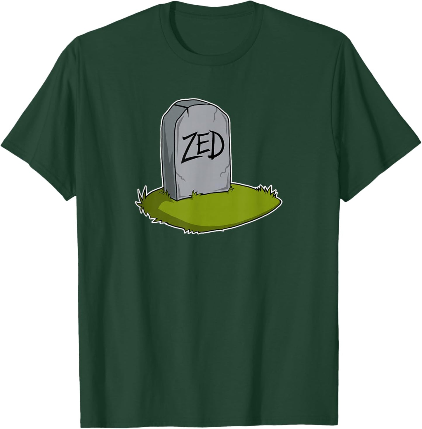 Movie Shirt. Funny Zed's Dead Gravesite Graphic Design T-Shirt - T-Shirt | Forest