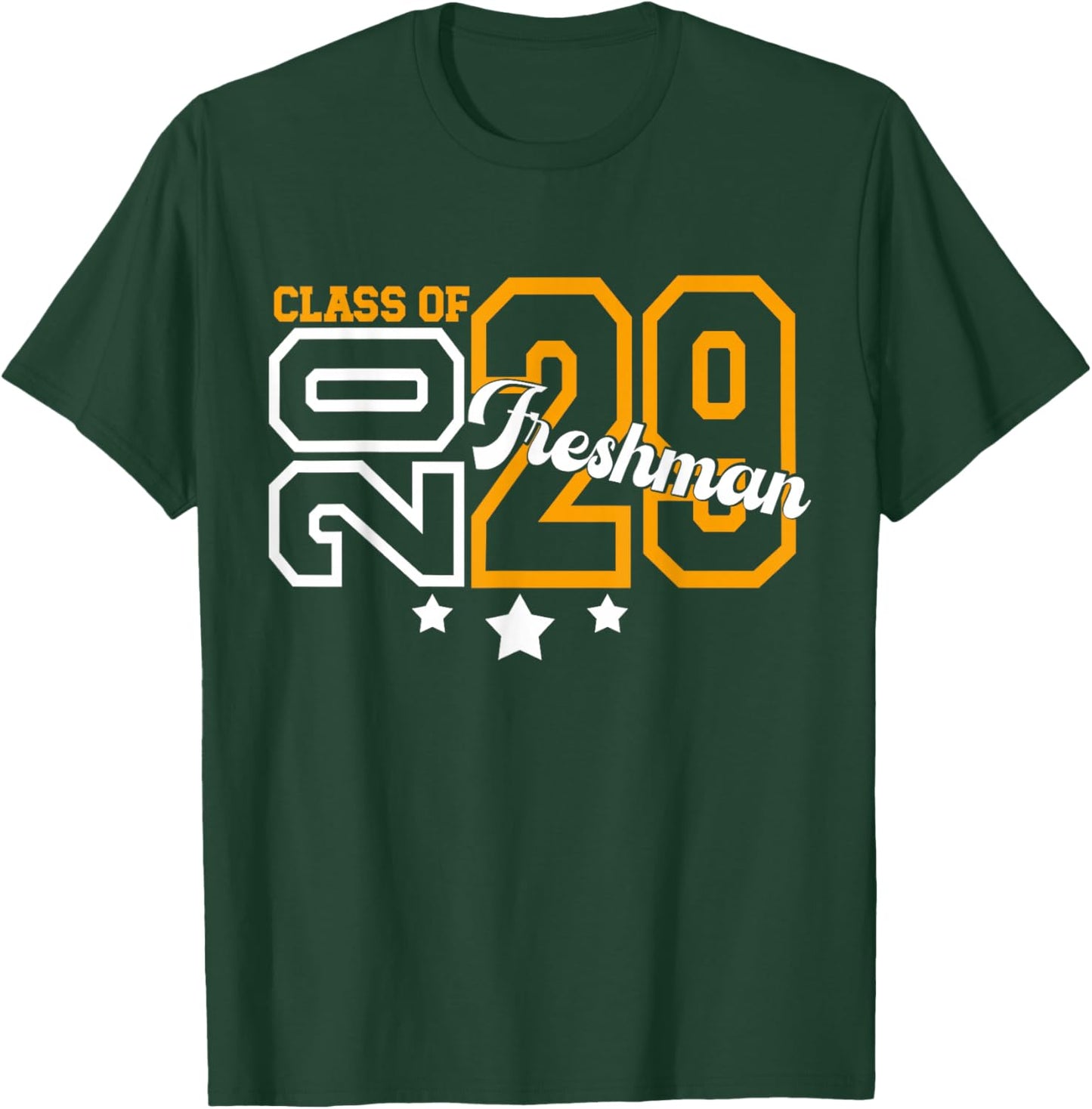 Freshman Class of 2029 Back to School Freshman 2029 T-Shirt - T-Shirt | Forest