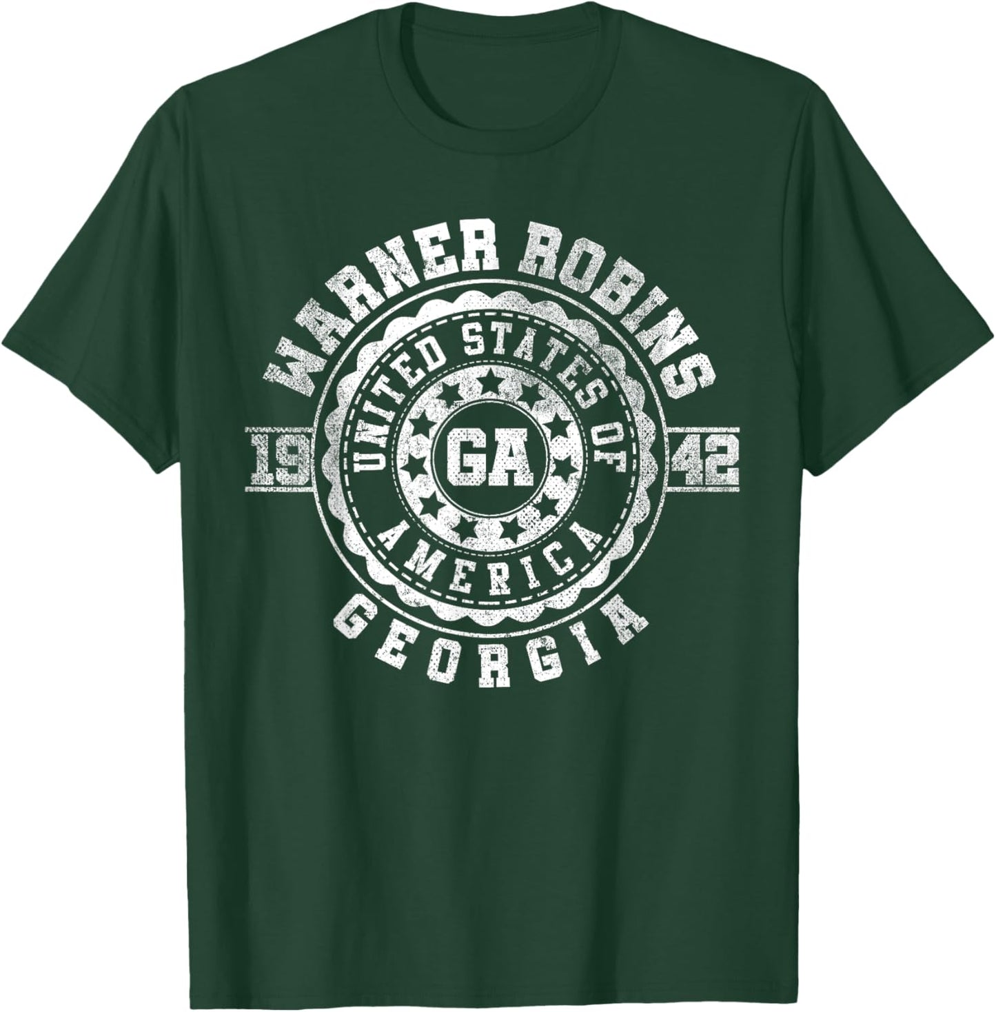 Warner Robins GA | Georgia | Vintage City Apparels T-Shirt - T-Shirt | Forest