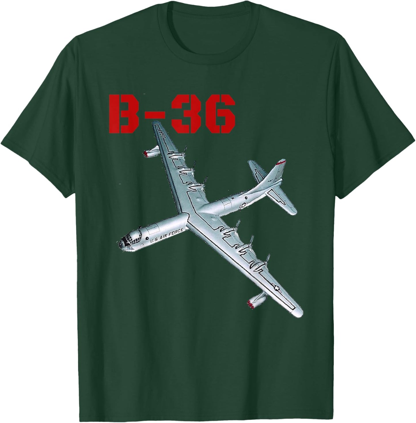 The B-36 Peacemaker bomber. Air Force aviation at its best. T-Shirt - T-Shirt | Forest