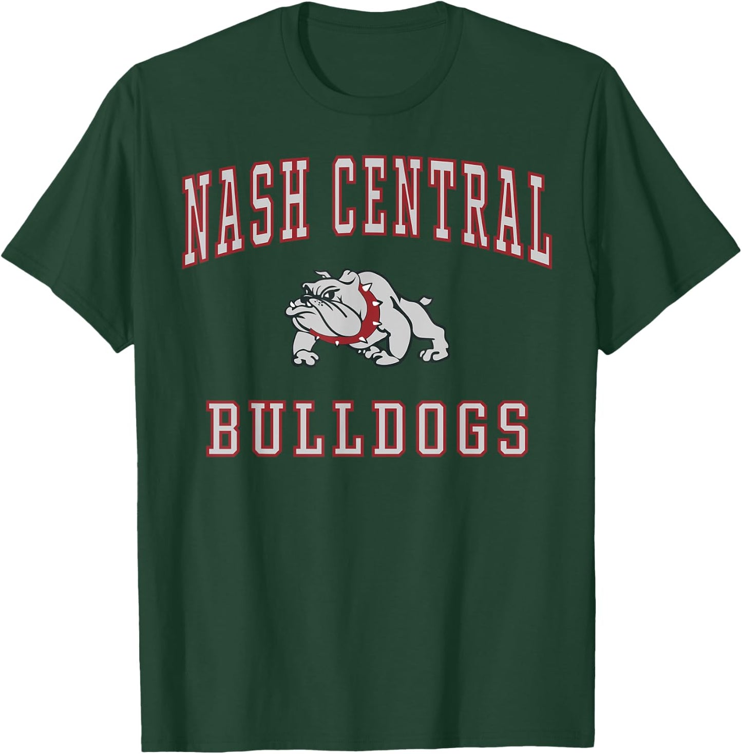 Nash Central High School Bulldogs C1 T-Shirt - T-Shirt | Forest