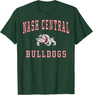 Nash Central High School Bulldogs C1 T-Shirt - T-Shirt | Forest