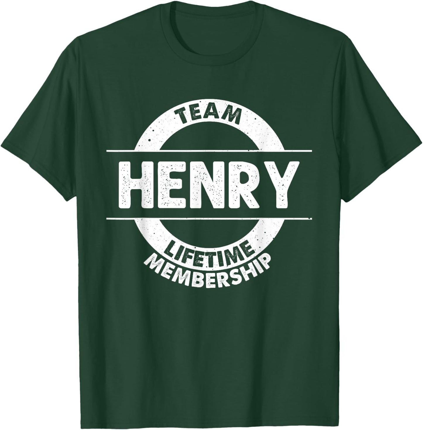 HENRY Gift Funny Surname Family Tree Birthday Reunion Idea T-Shirt - T-Shirt | Forest