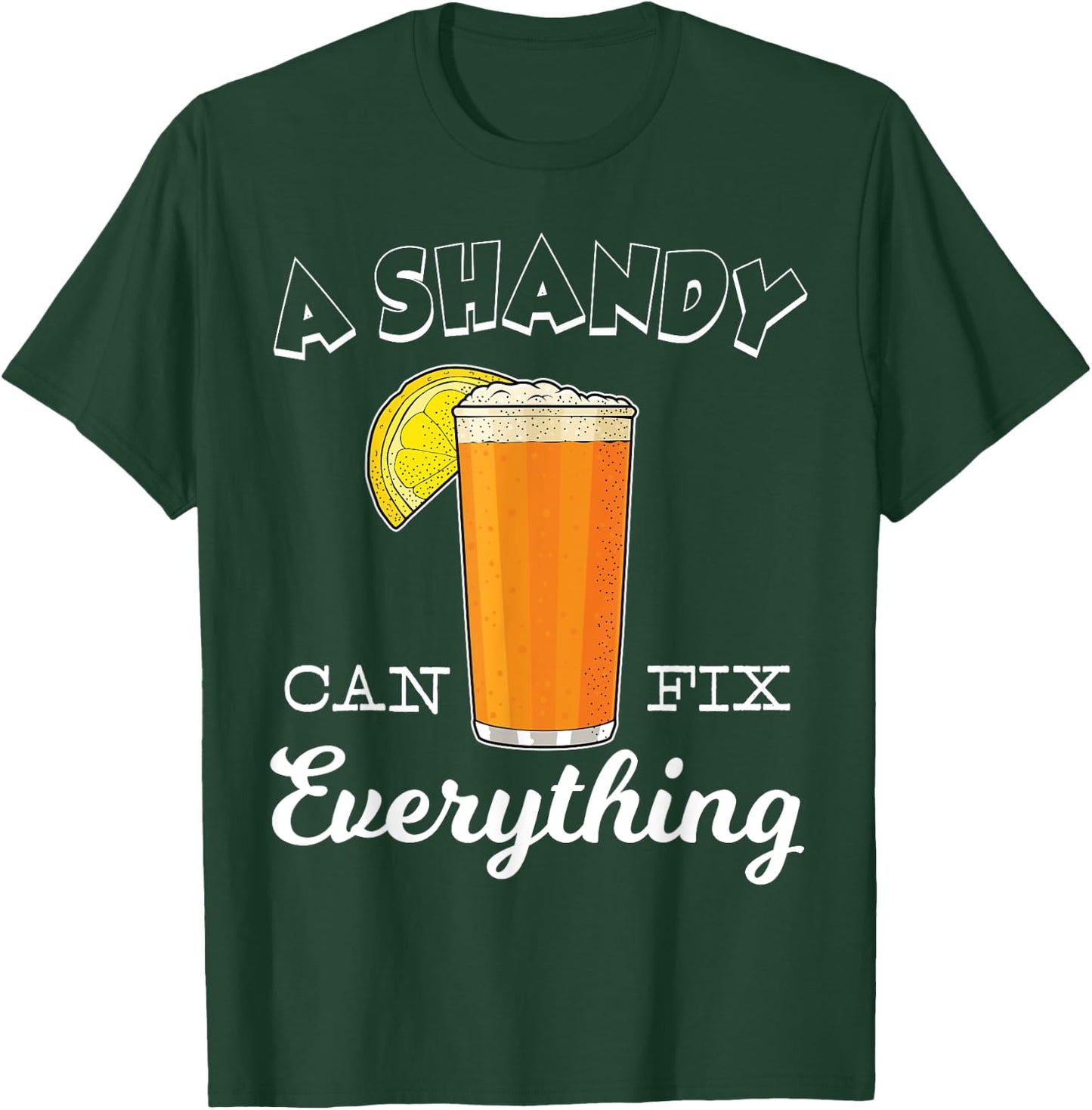 Homebrewing Beer Summer Drink Shandy T-Shirt - T-Shirt | Forest