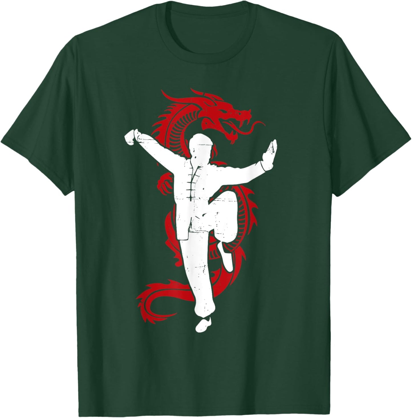 Kung Fu Combat Sports Chinese Martial Arts Kung Fu T-Shirt - T-Shirt | Forest