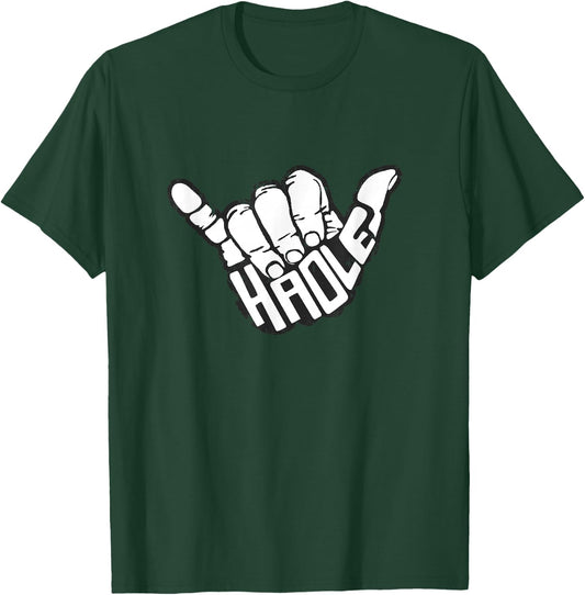 Hawaiian Haole Surf Hawaii Maui Aloha T-Shirt - T-Shirt | Forest