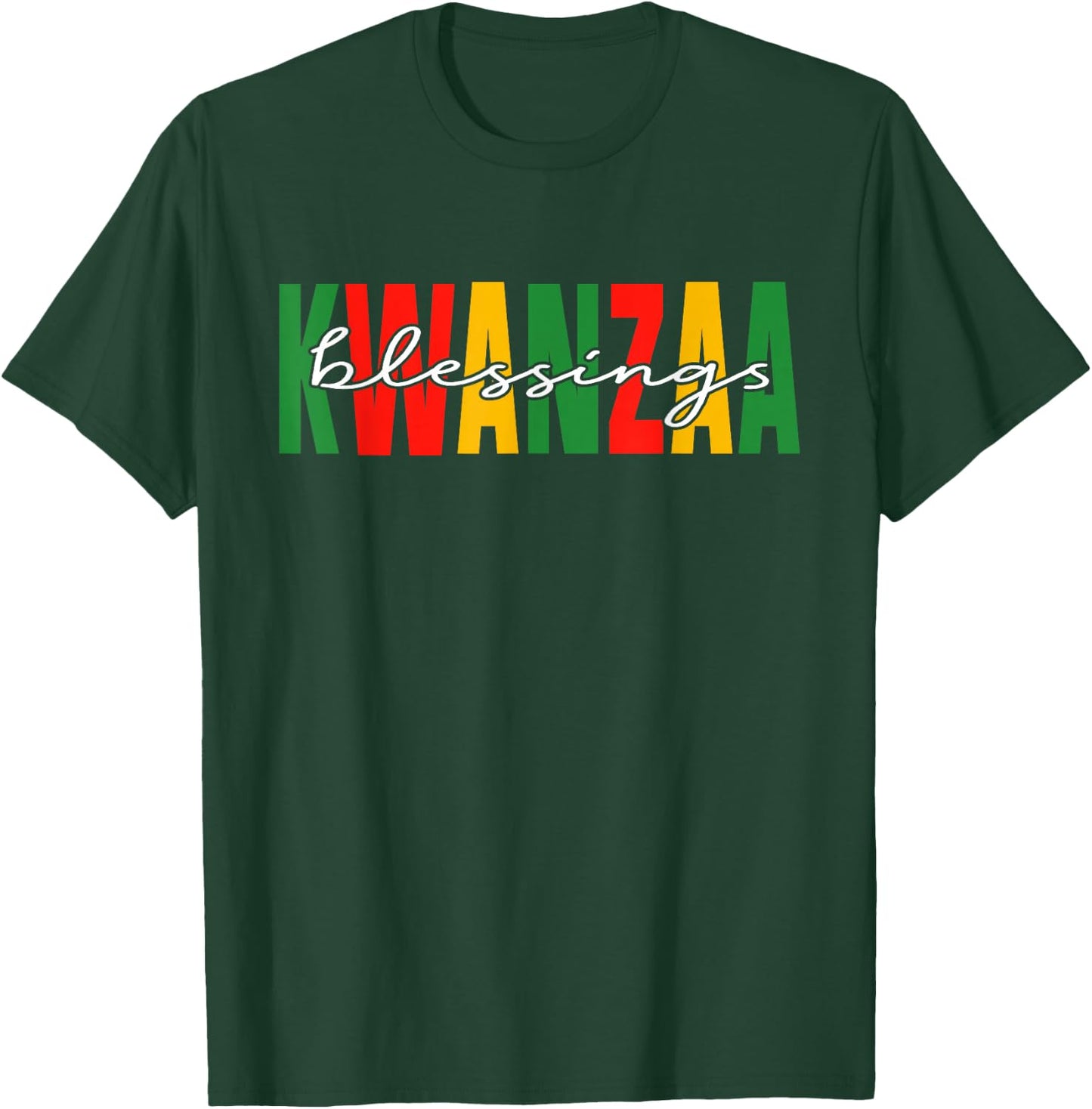 Happy Kwanzaa T-Shirt - T-Shirt | Forest