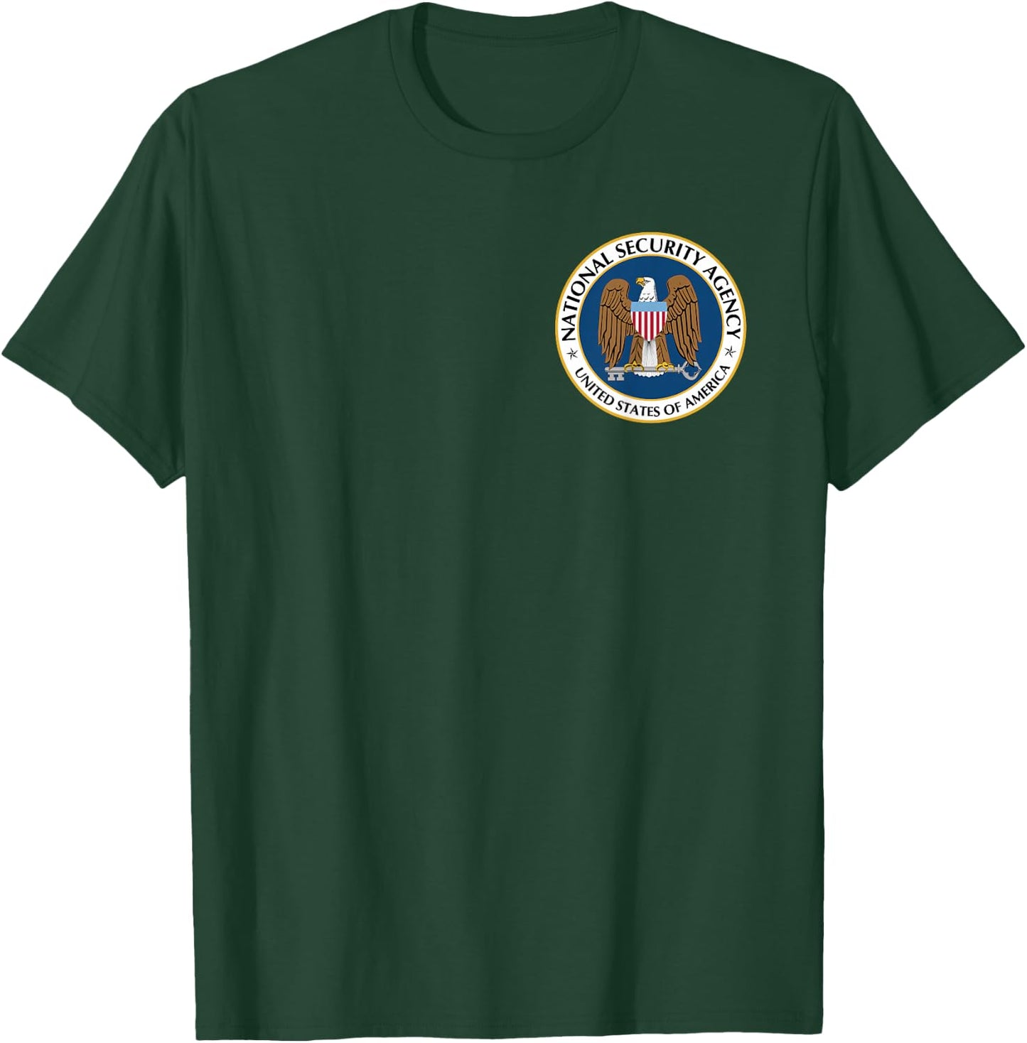 National Security Agency NSA Military Intelligence Spy Eagle T-Shirt - T-Shirt | Forest