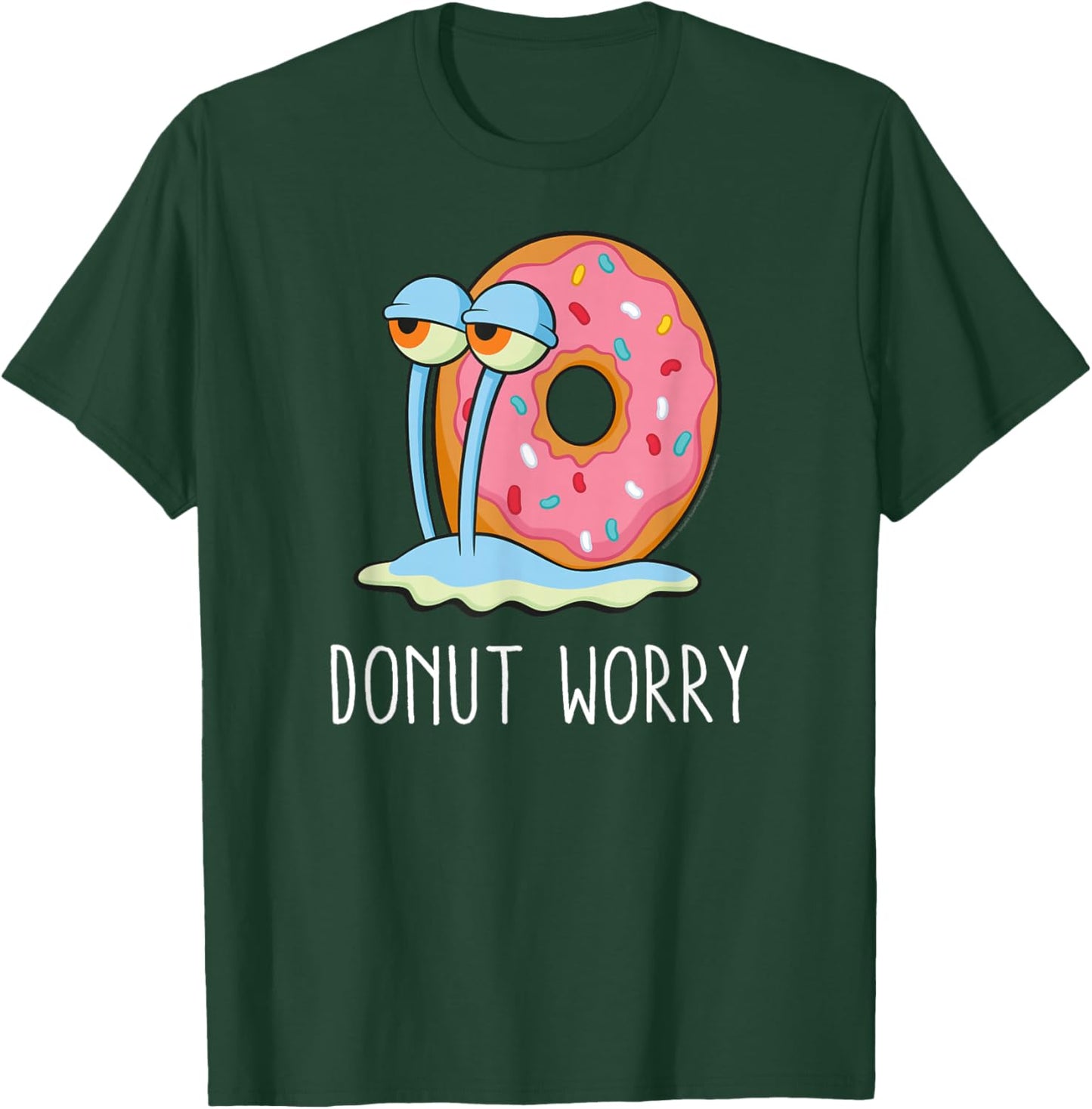 Spongebob Squarepants Donut Worry Gary T-Shirt - T-Shirt | Forest