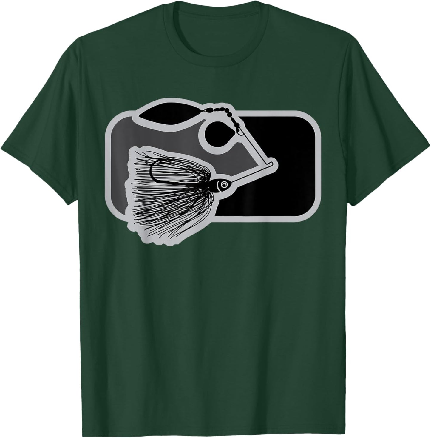 Spinnerbait, Bass Fishing, Fisherman, Fishing Lure T-Shirt - T-Shirt | Forest