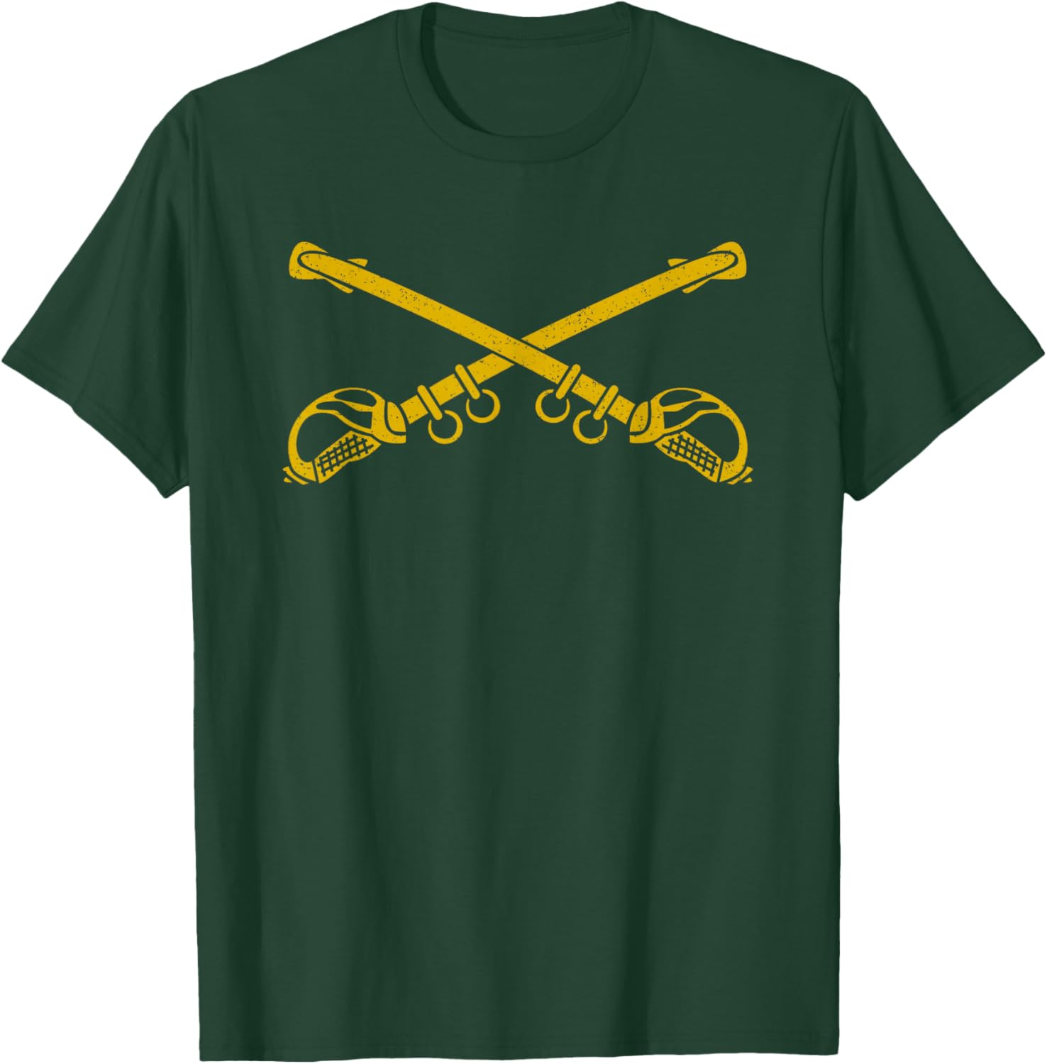 U.s. Calvary United States Army Cross Swords Symbol Insignia T-Shirt - T-Shirt | Forest