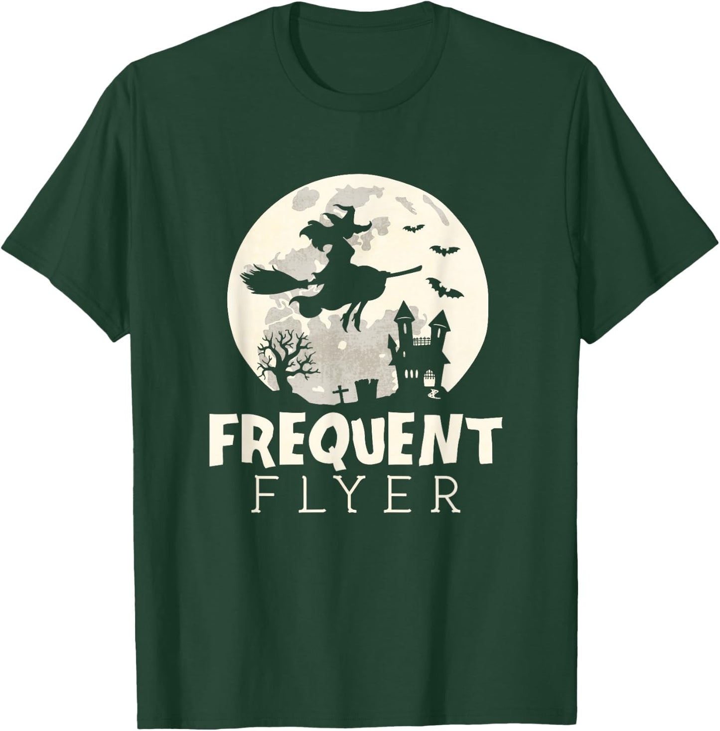 Halloween witch costume Frequent - Flyer Shirt T-Shirt - T-Shirt | Forest
