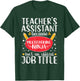 Teacher Assistant Teaching School Ninja Appreciation T-Shirt - T-Shirt | Forest