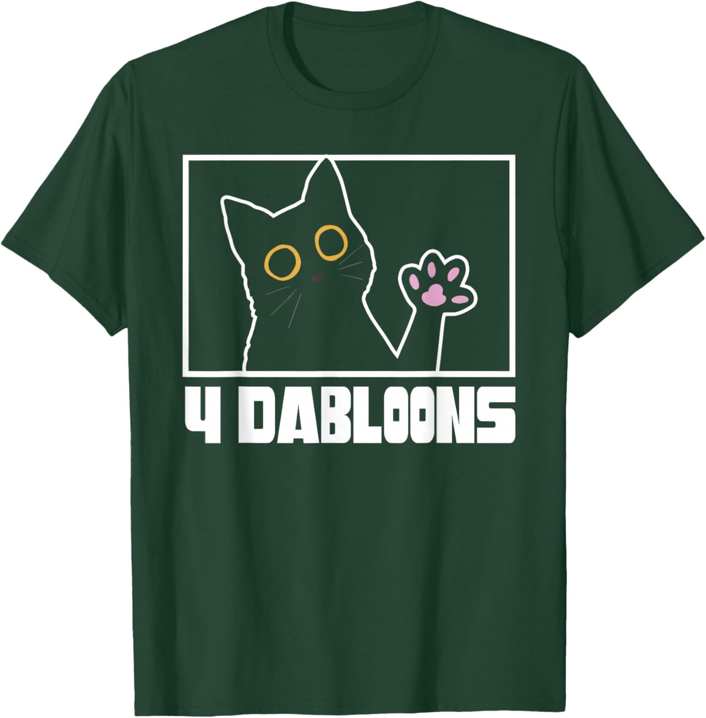 Doubloons Funny Cat Meme Doubloons Cat Dabloon T-Shirt - T-Shirt | Forest