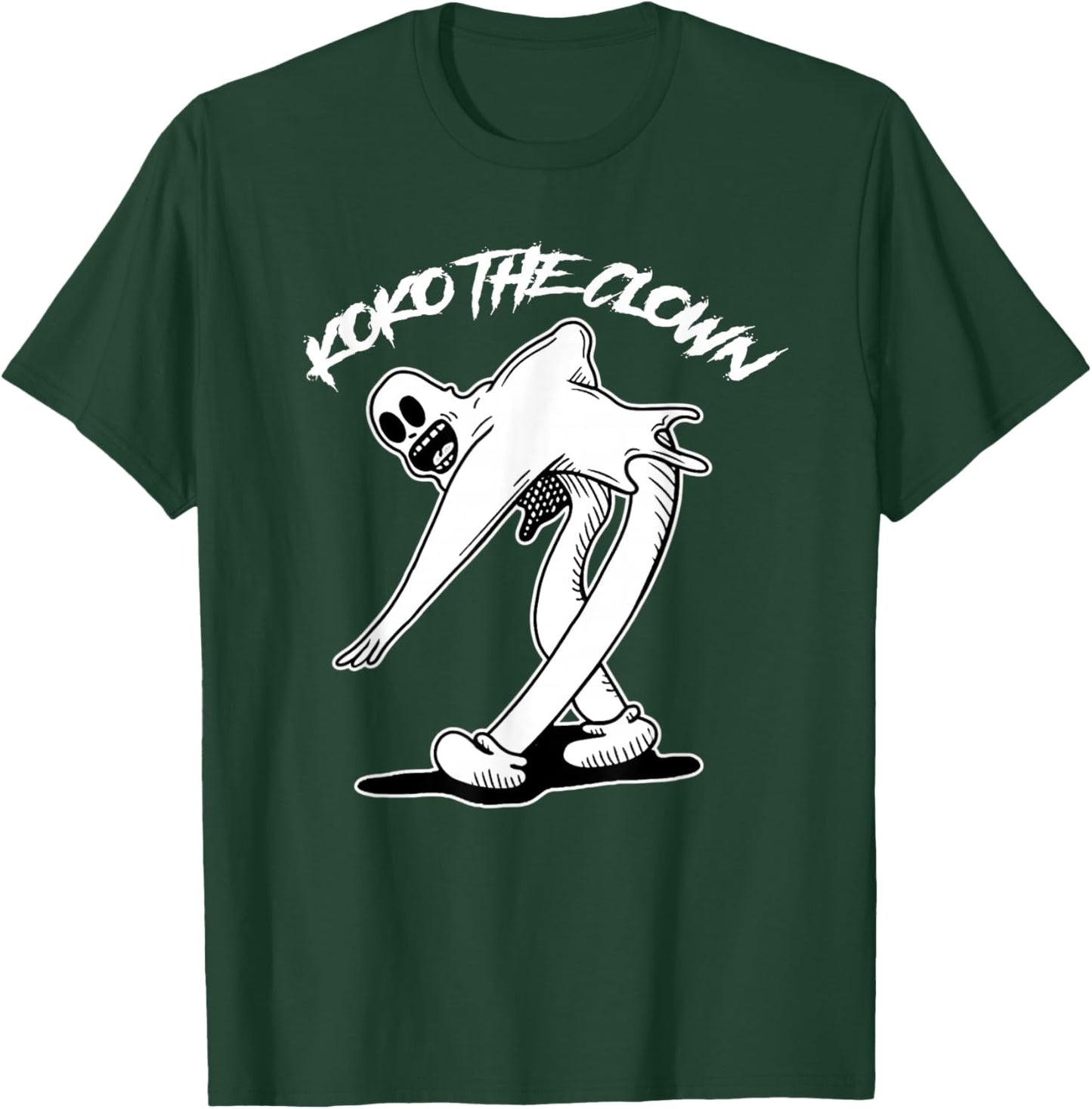 Koko the Clown Ghost Gothic T-Shirt - T-Shirt | Forest
