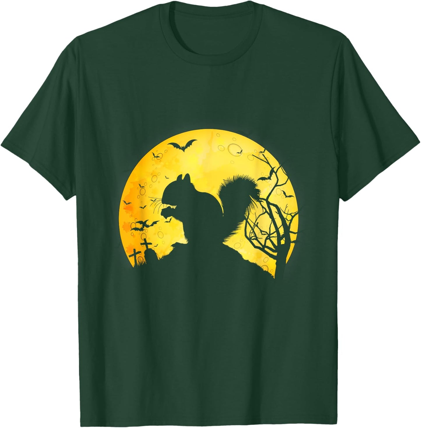 Halloween Animal Spooky Squirrel T-Shirt - T-Shirt | Forest