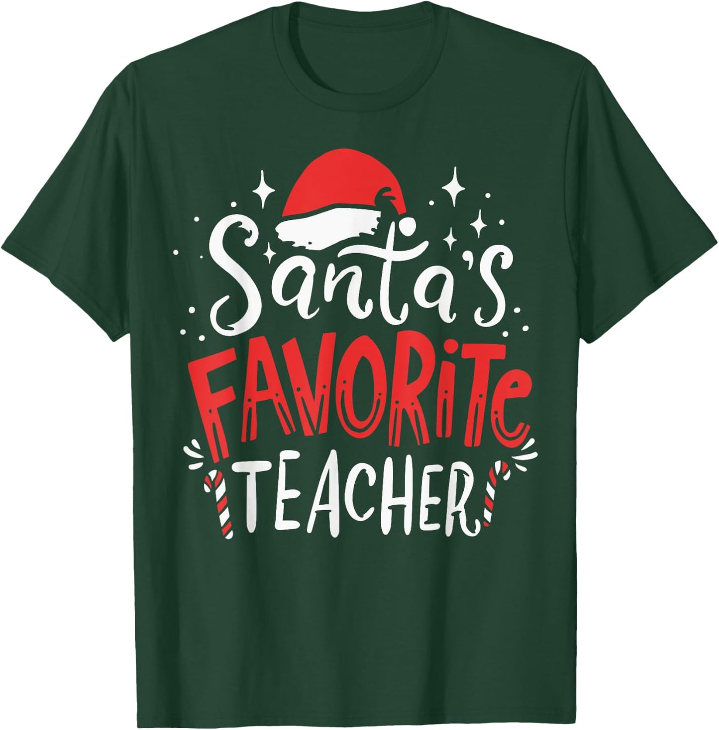 Christmas Teacher T-Shirt - T-Shirt | Forest