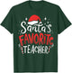 Christmas Teacher T-Shirt - T-Shirt | Forest
