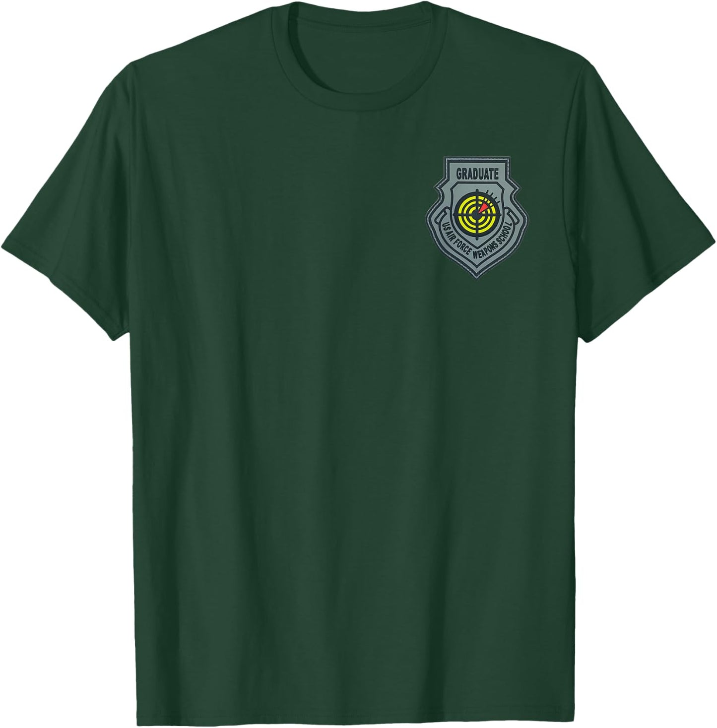 Graduate Air Force Weapons School Military Course Patch T-Shirt - T-Shirt | Forest