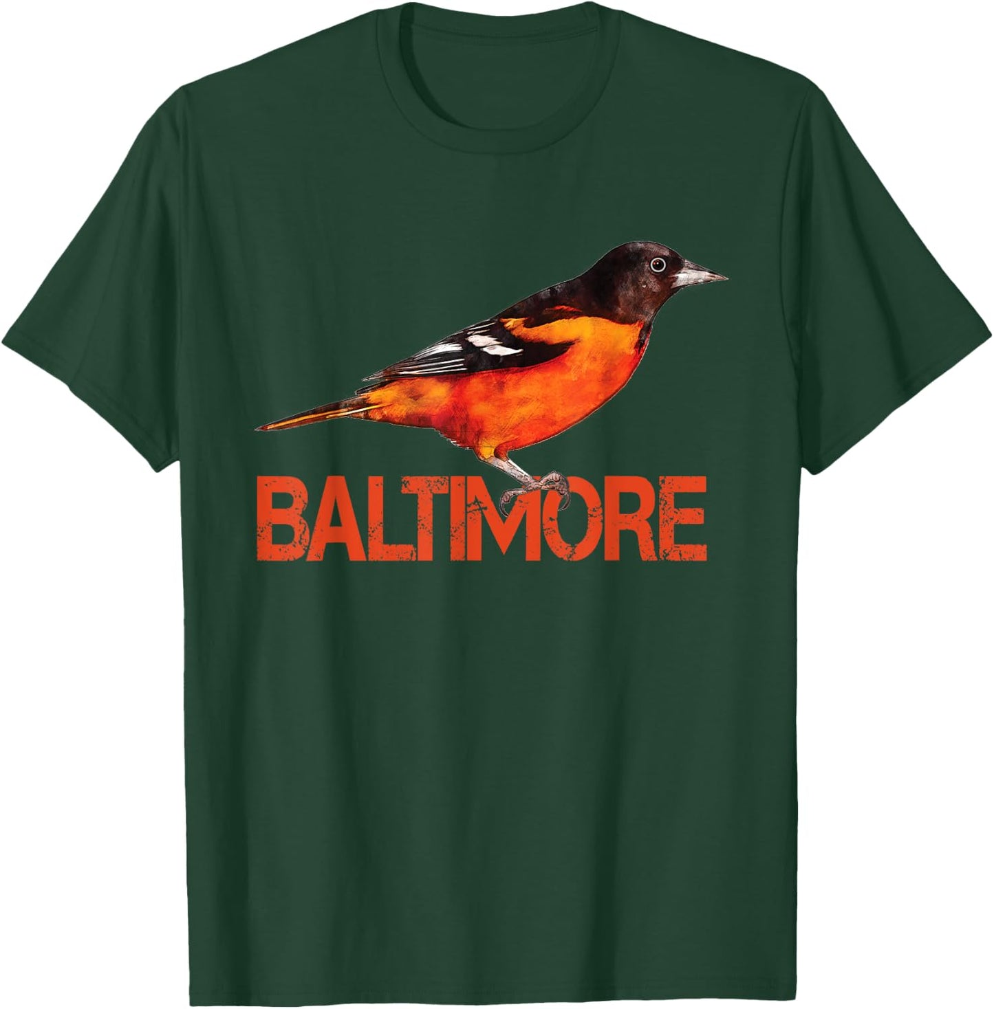 Baltimore Maryland Lord Baltimore Oriole Eye T-Shirt - T-Shirt | Forest