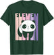 11th Birthday Girl Cute Panda Panda Bear 11 Years Old T-Shirt - T-Shirt | Forest