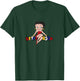 Betty Boop Betty Sitting on Logo Small T-Shirt - T-Shirt | Forest