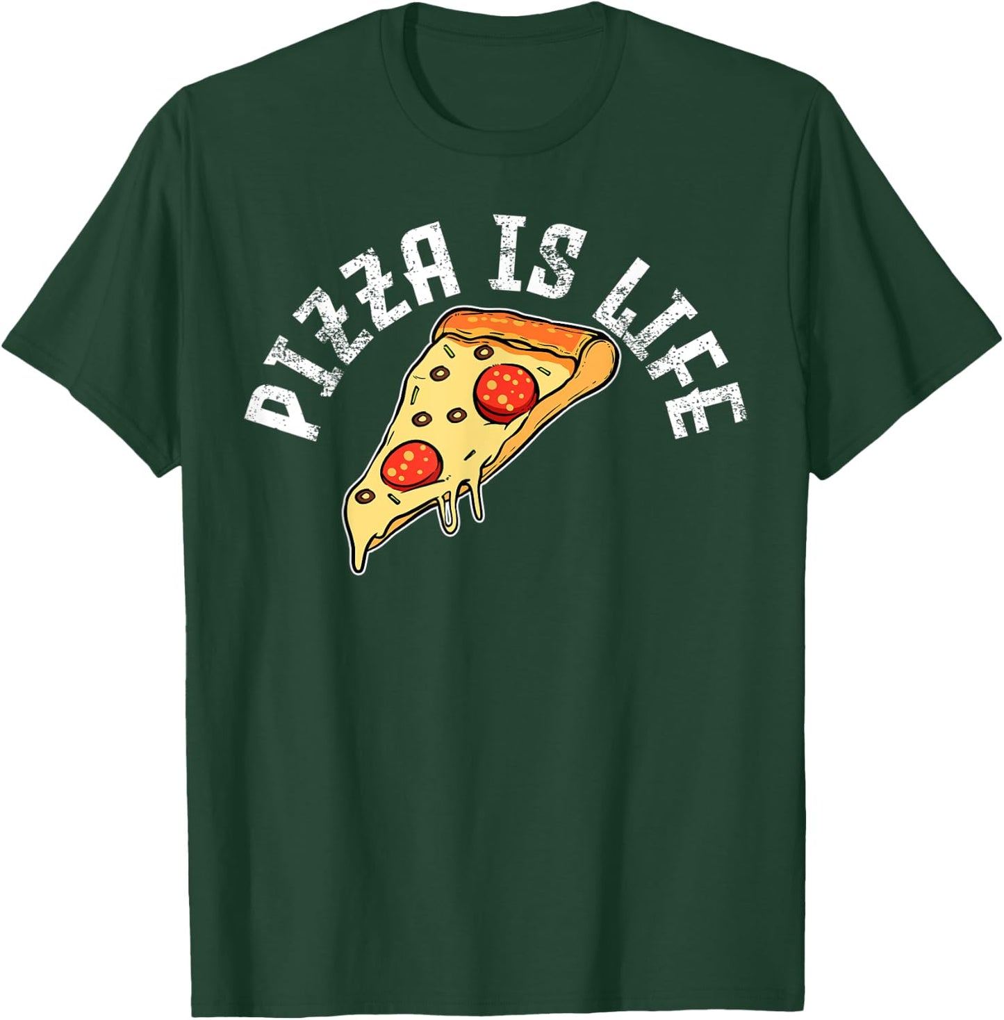 Pizza Is Life T-Shirt - T-Shirt | Forest
