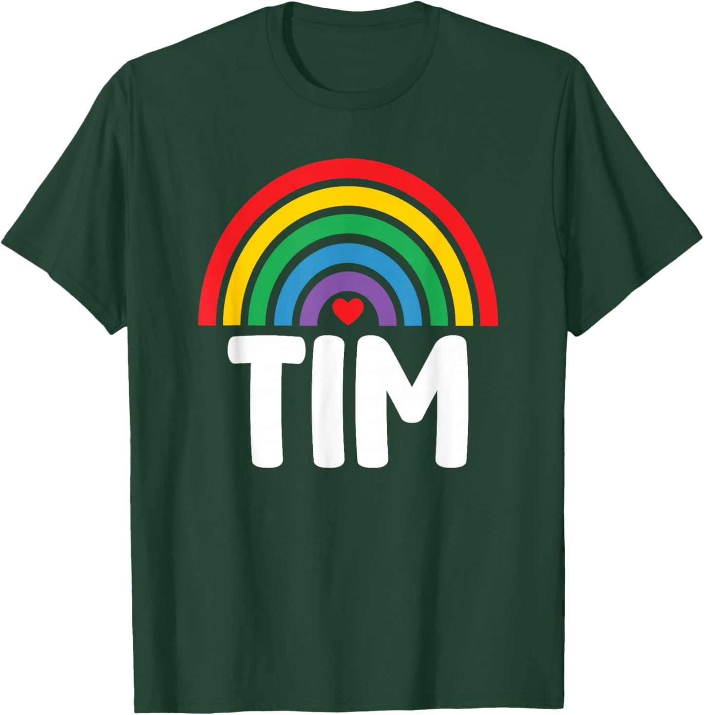 I Love Tim Cute Tim Lover T-Shirt - T-Shirt | Forest