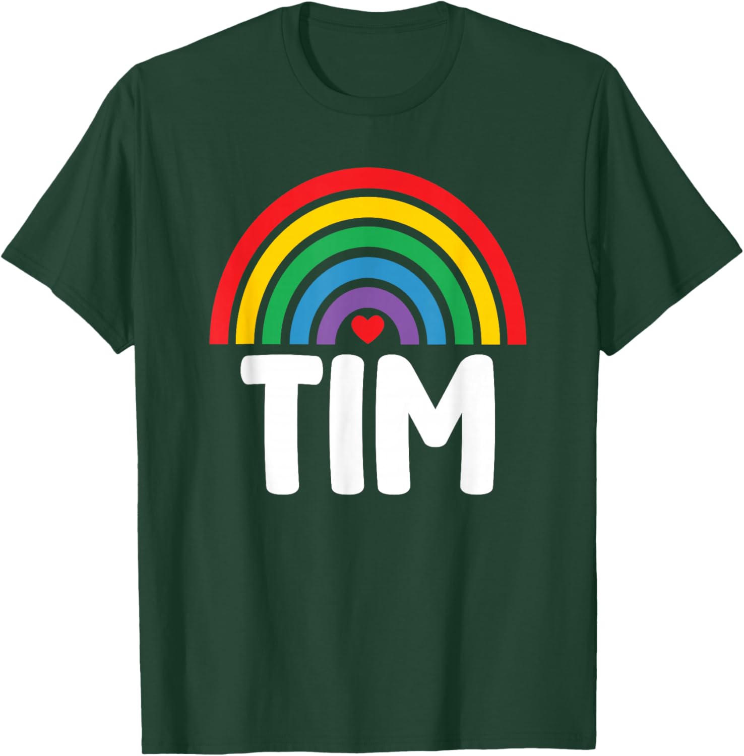 I Love Tim Cute Tim Lover T-Shirt - T-Shirt | Forest