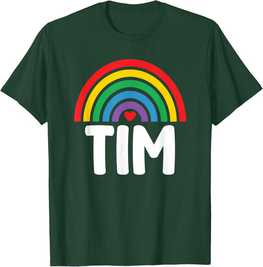 I Love Tim Cute Tim Lover T-Shirt - T-Shirt | Forest
