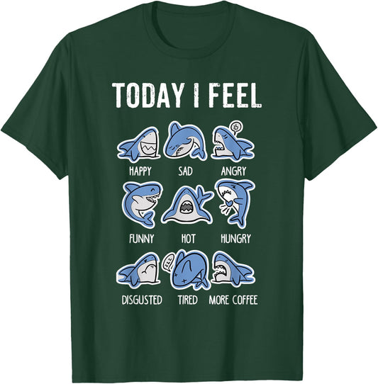 Funny Week Of The Shark 2019 Novelty Graphic Distressed Kids T-Shirt - T-Shirt | Forest