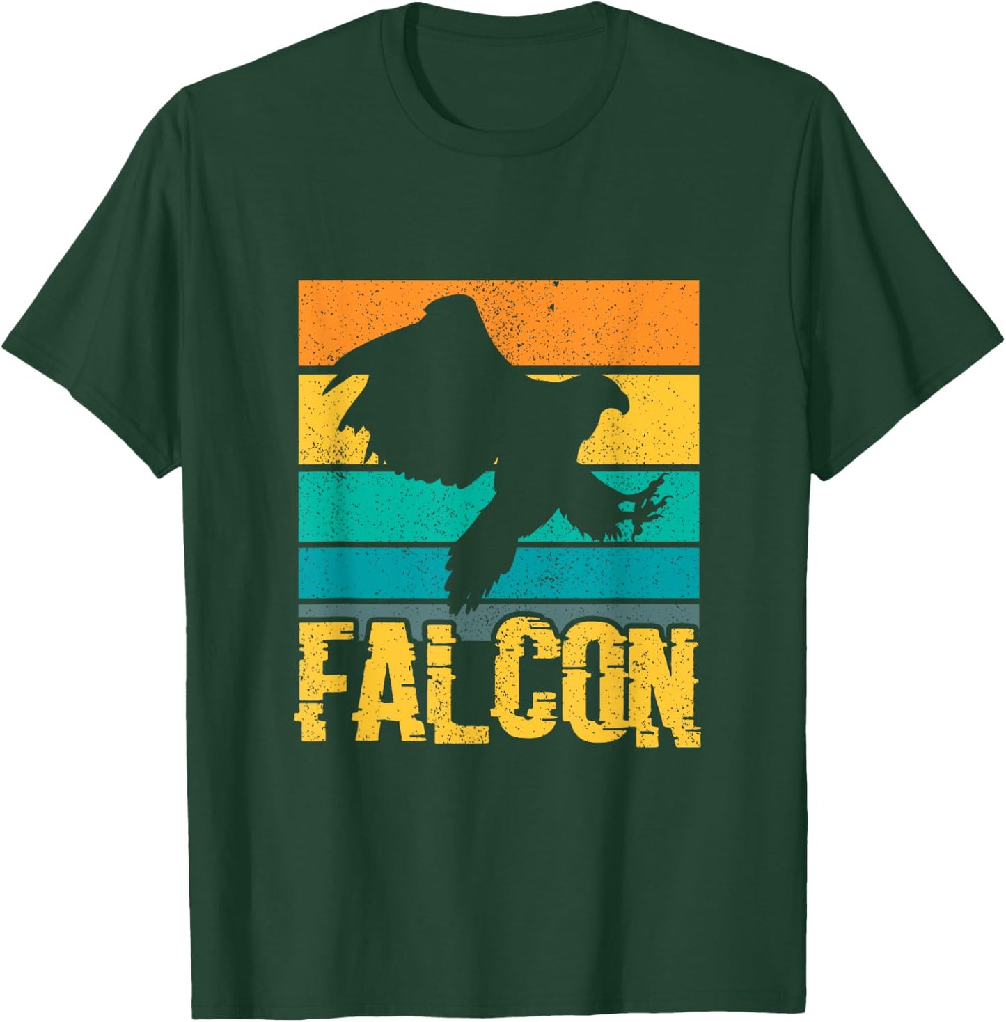 Falcon Bird Gift Falconry & Falconer Lover T-Shirt - T-Shirt | Forest