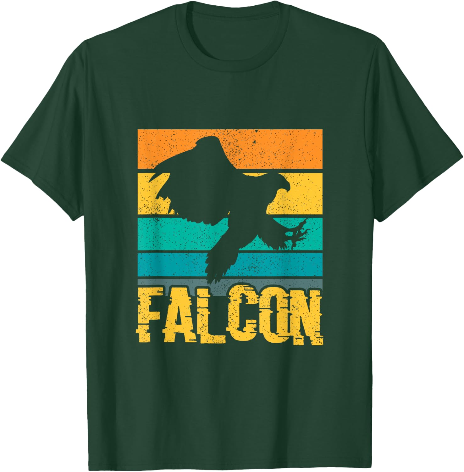 Falcon Bird Gift Falconry & Falconer Lover T-Shirt - T-Shirt | Forest