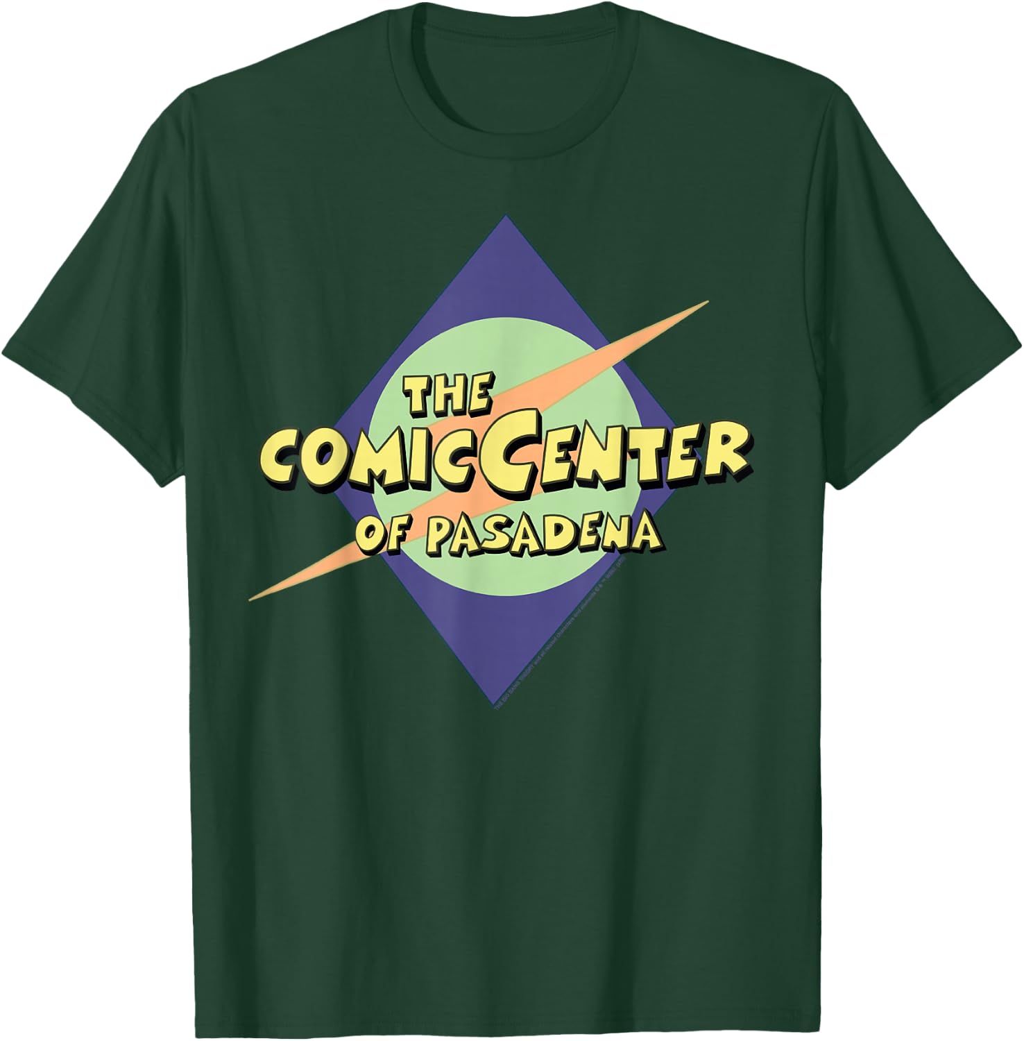 The Big Bang Theory The Comic Center of Pasadena T-Shirt - T-Shirt | Forest