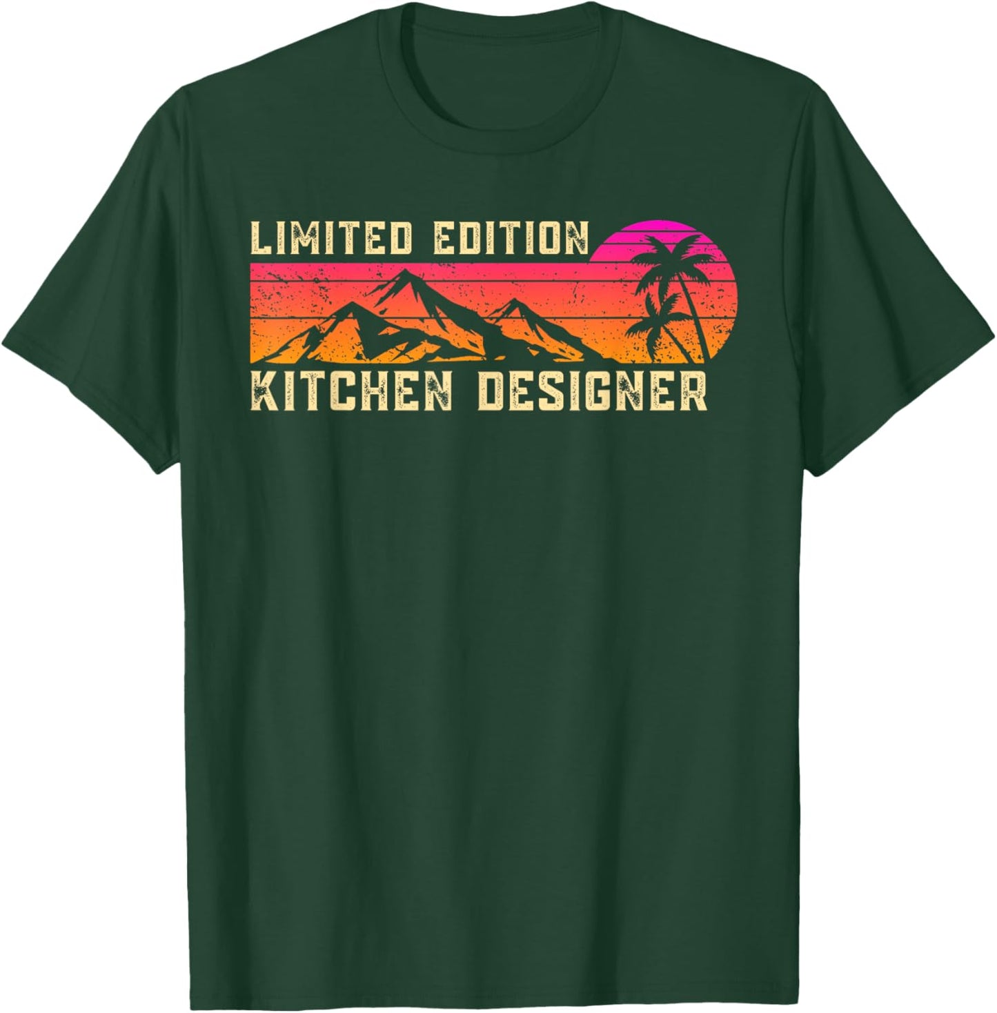 Kitchen Designer Job Birthday Worker Professional T-Shirt - T-Shirt | Forest