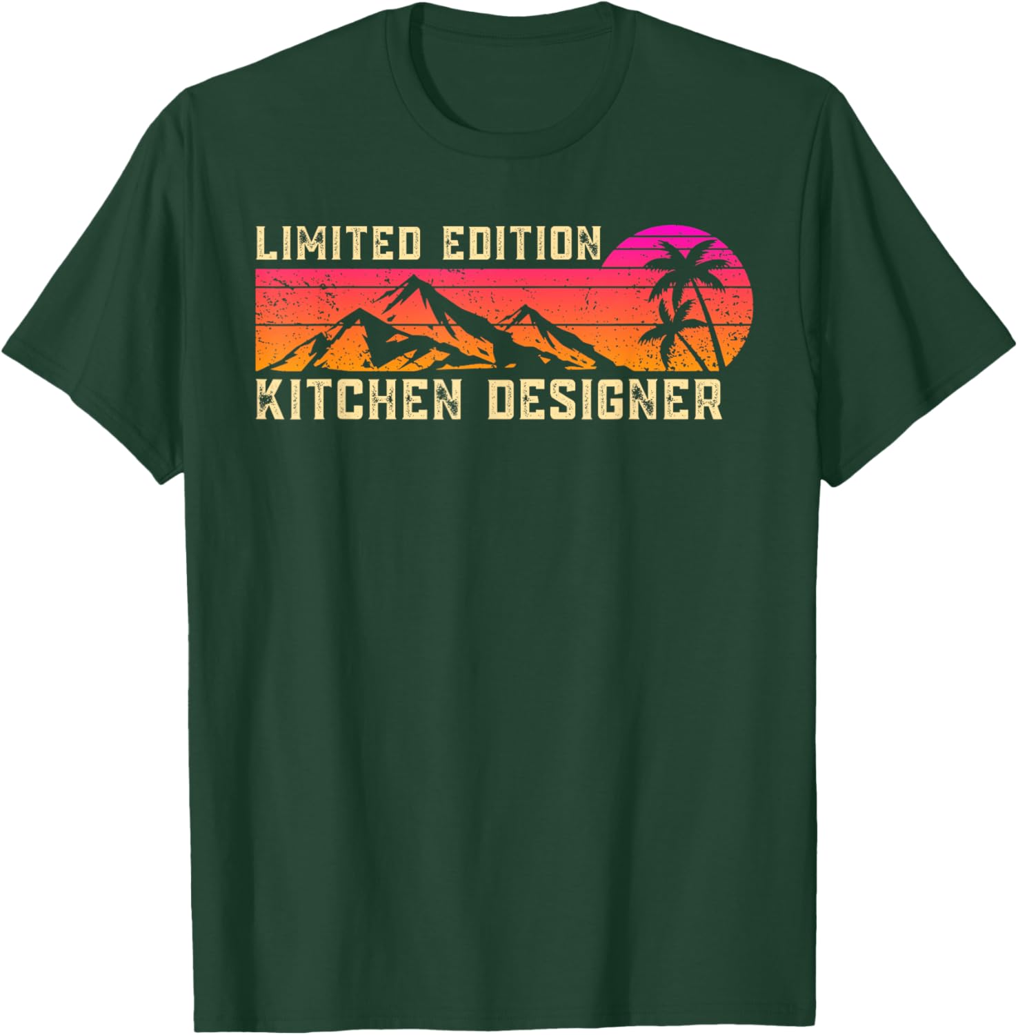 Kitchen Designer Job Birthday Worker Professional T-Shirt - T-Shirt | Forest