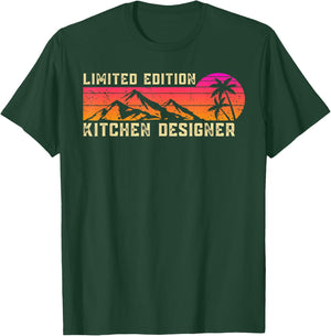 Kitchen Designer Job Birthday Worker Professional T-Shirt - T-Shirt | Forest